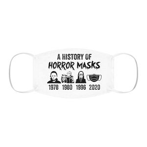 A History Of Horror Masks Face Mask